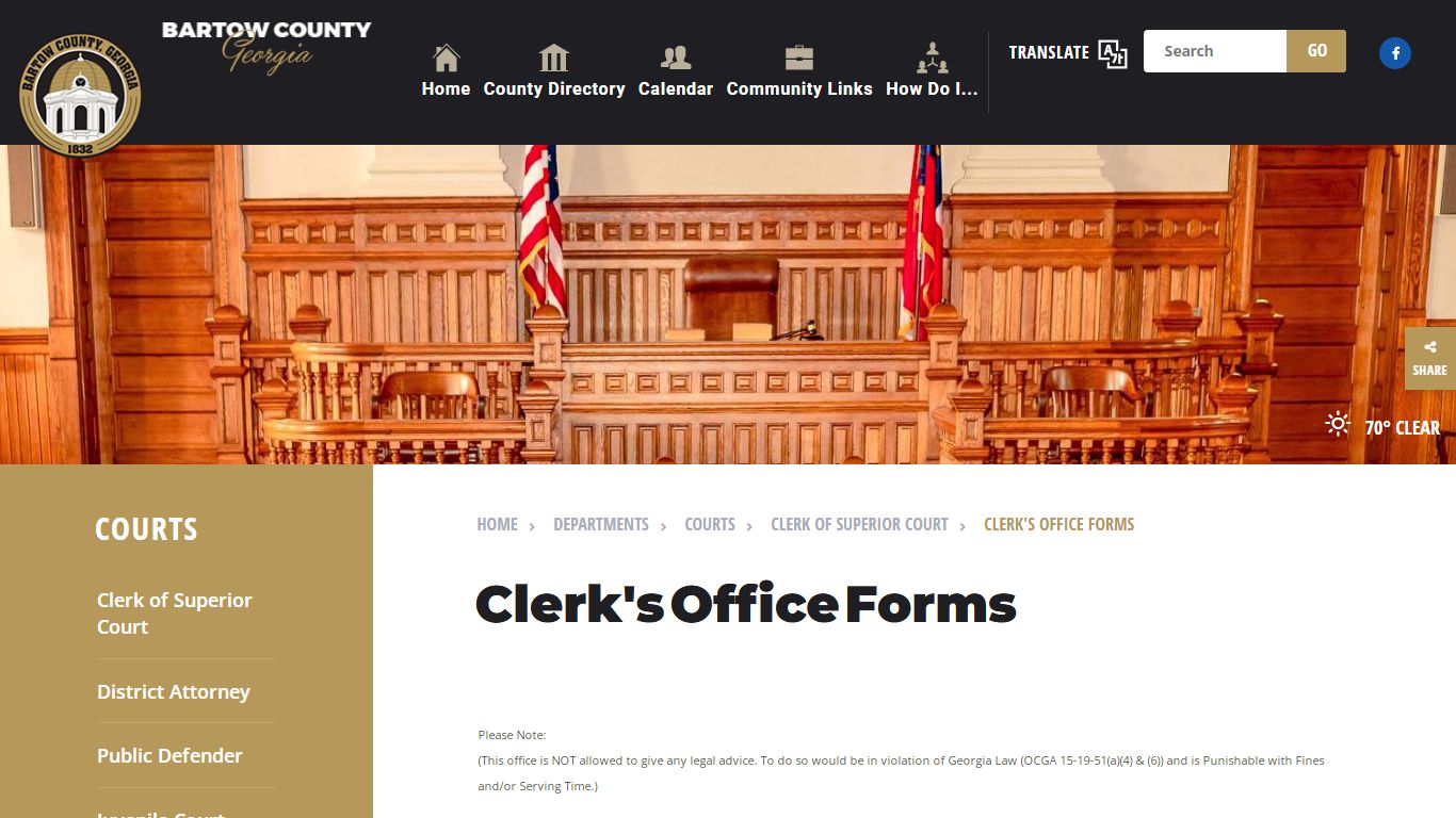 Welcome to Bartow County, Georgia